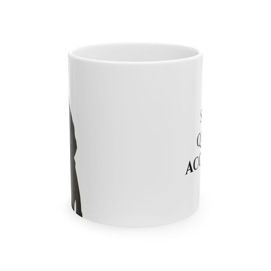 Quest Accepted Black Cat Ceramic Mug — Funny Shadow the Cat (11oz & 15oz)